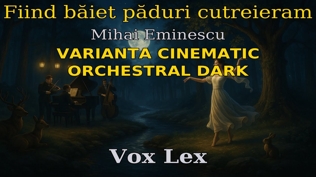 Fiind băiet păduri cutreieram - Mihai Eminescu x Vox Lex