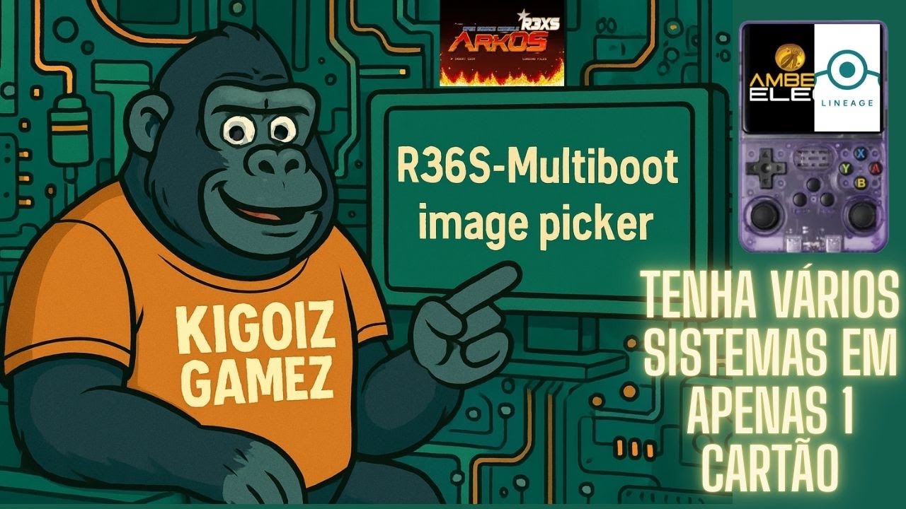 R36s [Multiboot] TUTORIAL  de como instalar vários sistemas em apenas 1 cartão. #handheld #android