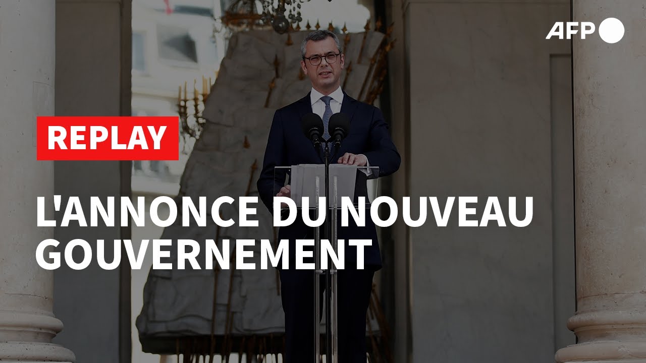 REPLAY - La composition du gouvernement Jean Castex