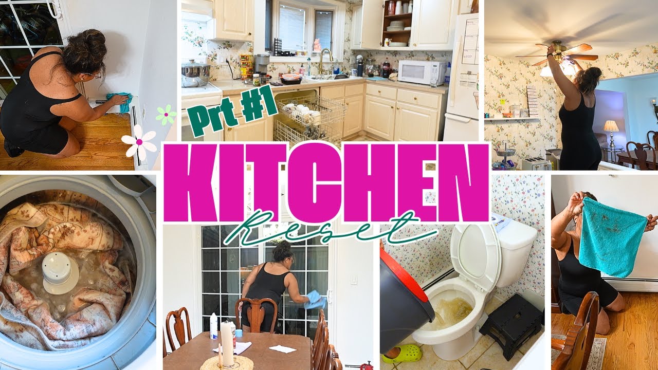 KITCHEN RESET PART 1/ CLEAN WITH ME / SPRING CLEANING MOTIVATION