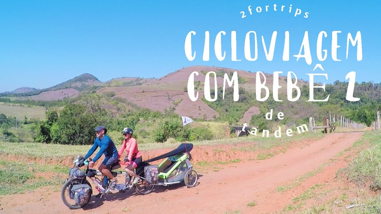 Segunda mini cicloviagem de bicicleta com bebê Layla (tandem)
