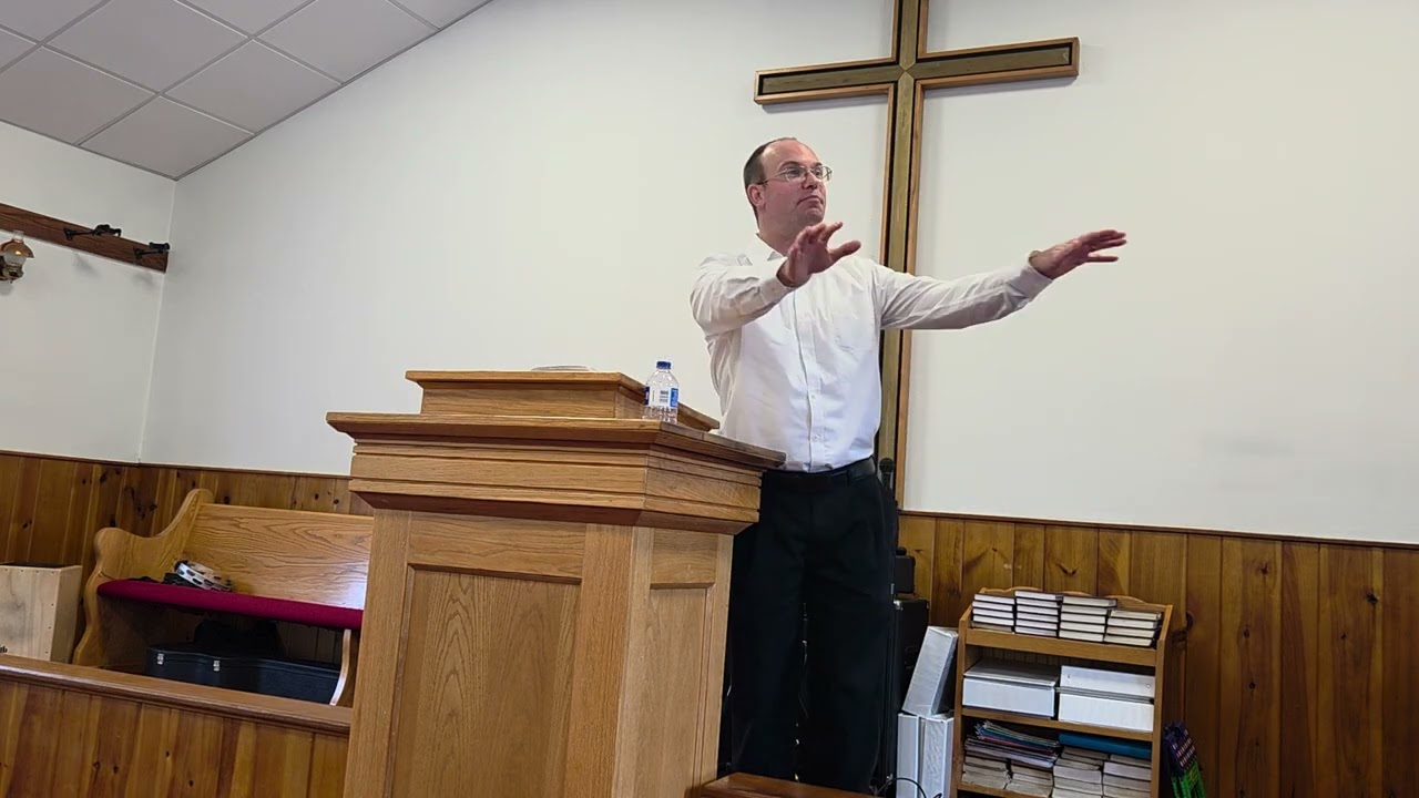 Shawn preaching Sunday morning 2-22