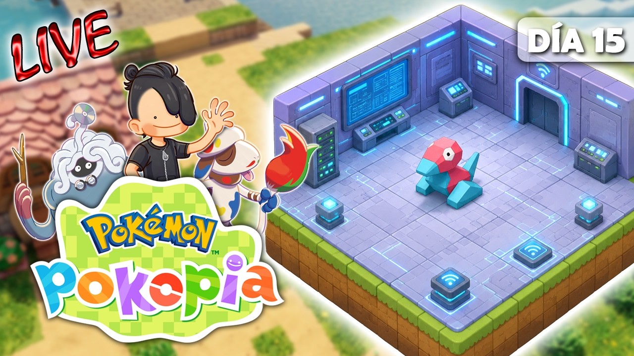 🔴 CREAMOS UN HABITAT 8x8 PARA PORYGON EN POK&Eacute;MON POKOPIA | D&iacute;a 15