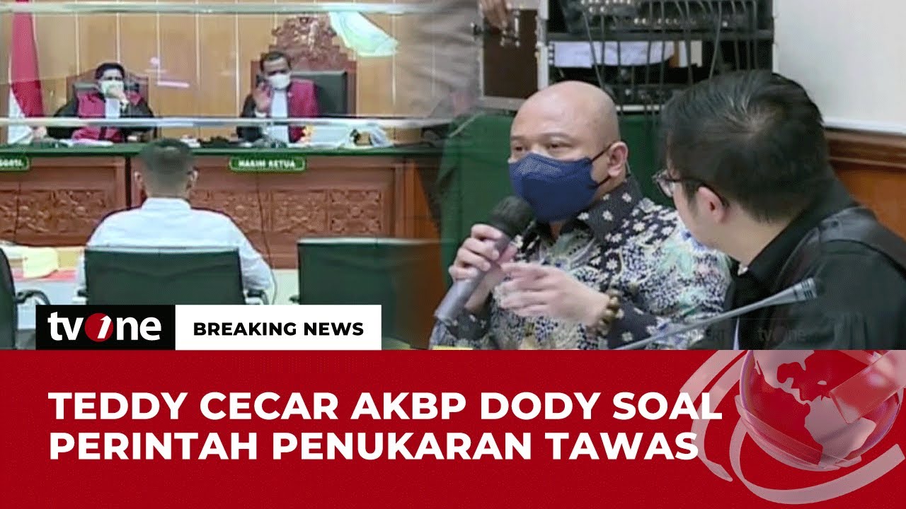 Giliran Teddy Minahasa Cecar AKBP Dody Soal Perintah Penukaran Tawas | Breaking News tvOne