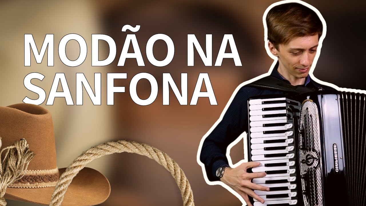 Como tocar o modão Amor distante - Os Filhos de Goiás | Aula de Acordeon