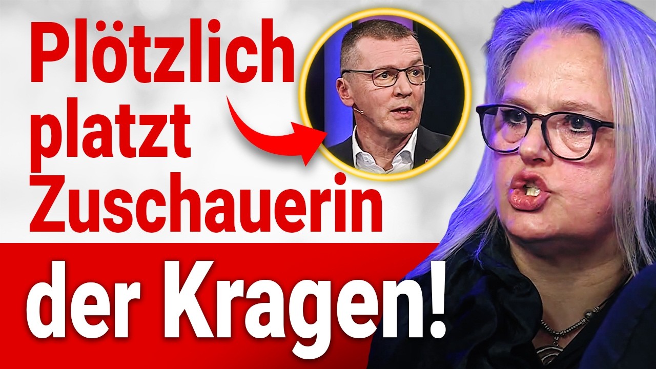 „Beim Sumpftrockenlegen nicht die Frösche fragen!“ - Wütende Zuschauerin lässt es krachen!