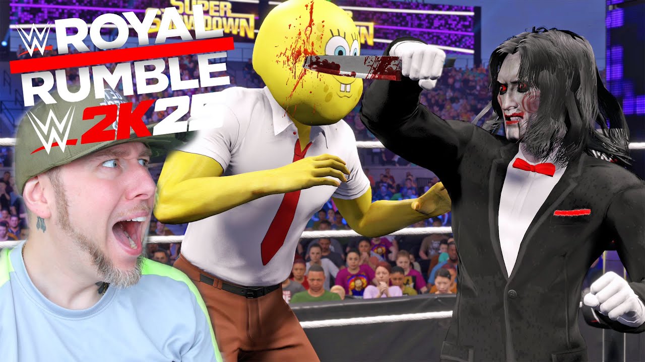 HALLOWEEN HORROR CARTOON ROYAL RUMBLE WWE 2K25
