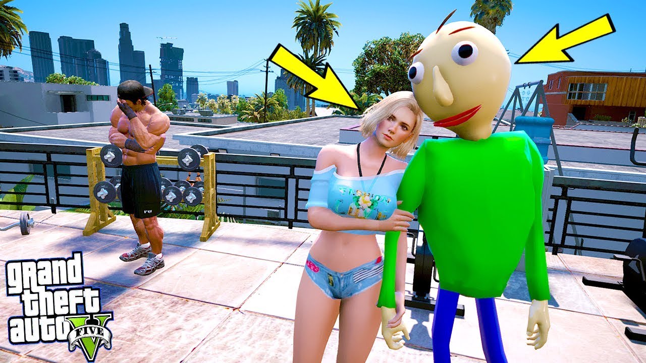 BALDİ SPOR SALONUNDAKİ GÜZEL KIZI SEVGİLİN YAP GÖREVİ! - GTA 5