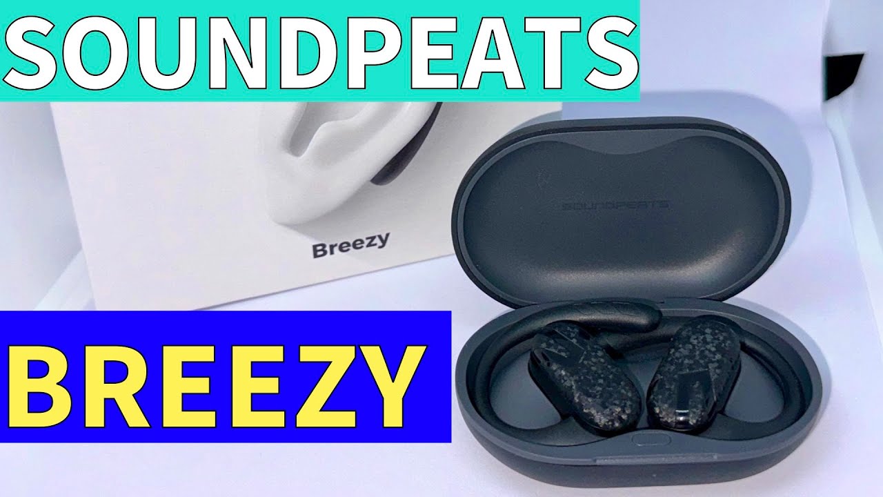 【SOUNDPEATS BREEZY】耳掛け式のオープンイヤーワイヤレスイヤホン