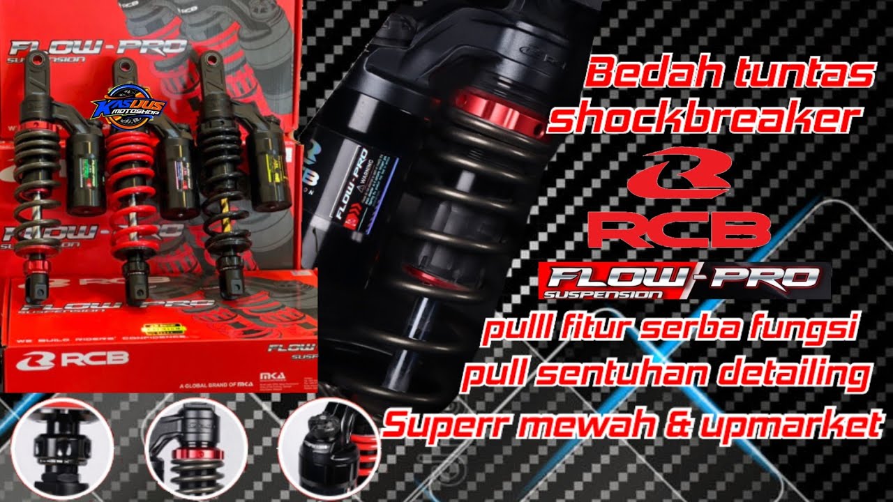 Unboxing review of the RCB Flow Pro shockbreaker, the most detailed, almost similar to the KTC Ex...