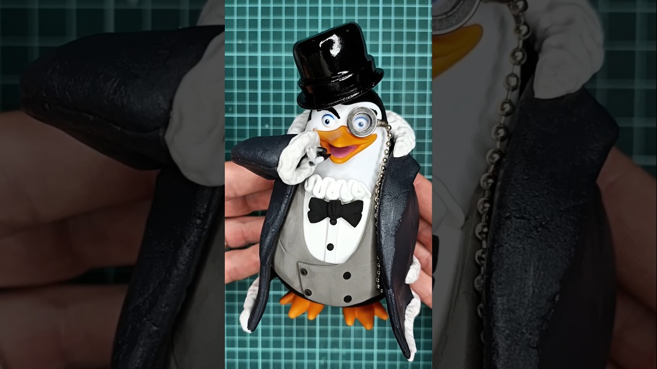 Convierto un ping&uuml;ino de Madagascar en el Ping&uuml;ino villano de Batman de DC c&oacute;mics