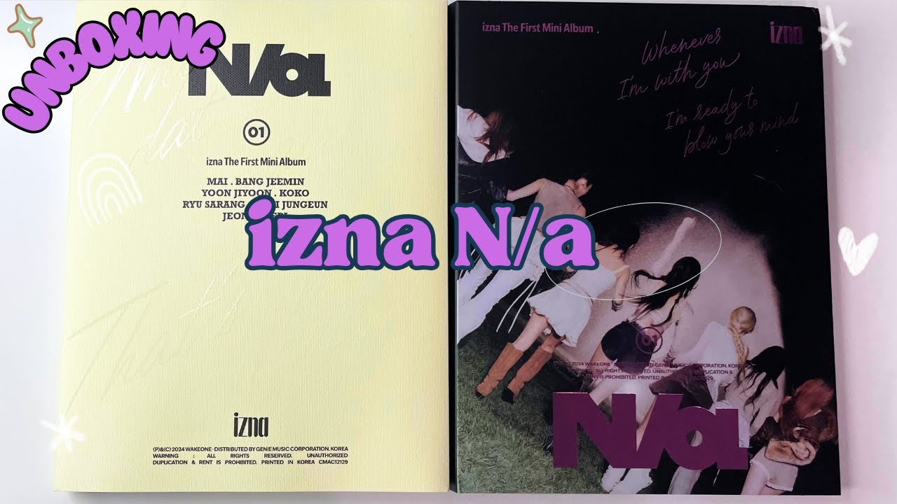★ Распаковка дебютного альбома izna n/a ★