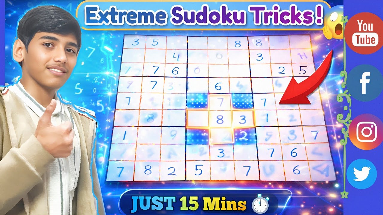 Extreme Sudoku Solving Techniques 🔥 | Expert Level Sudoku Tips | Sudoku Game | Sudoku Puzzle 🧩