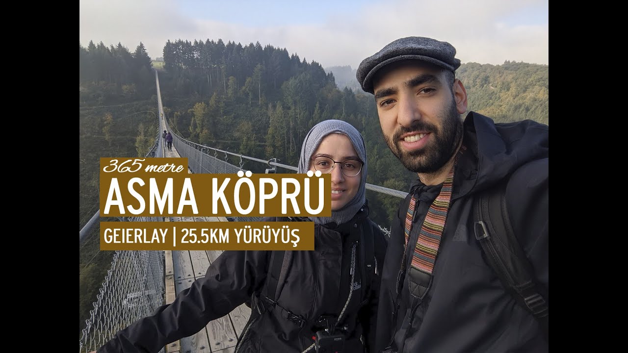 365 metre uzunluğunda asma köprü (Geierlay) + 25,5 km'lik doğada yürüyüş | düşük bütçeli gezi