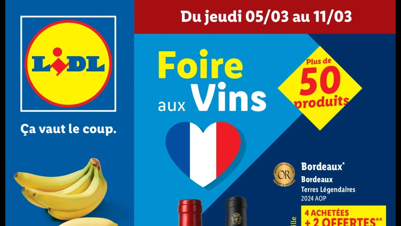 LIDL Les promos de la semaine  du 05.03 au 11.03.2026 version télé