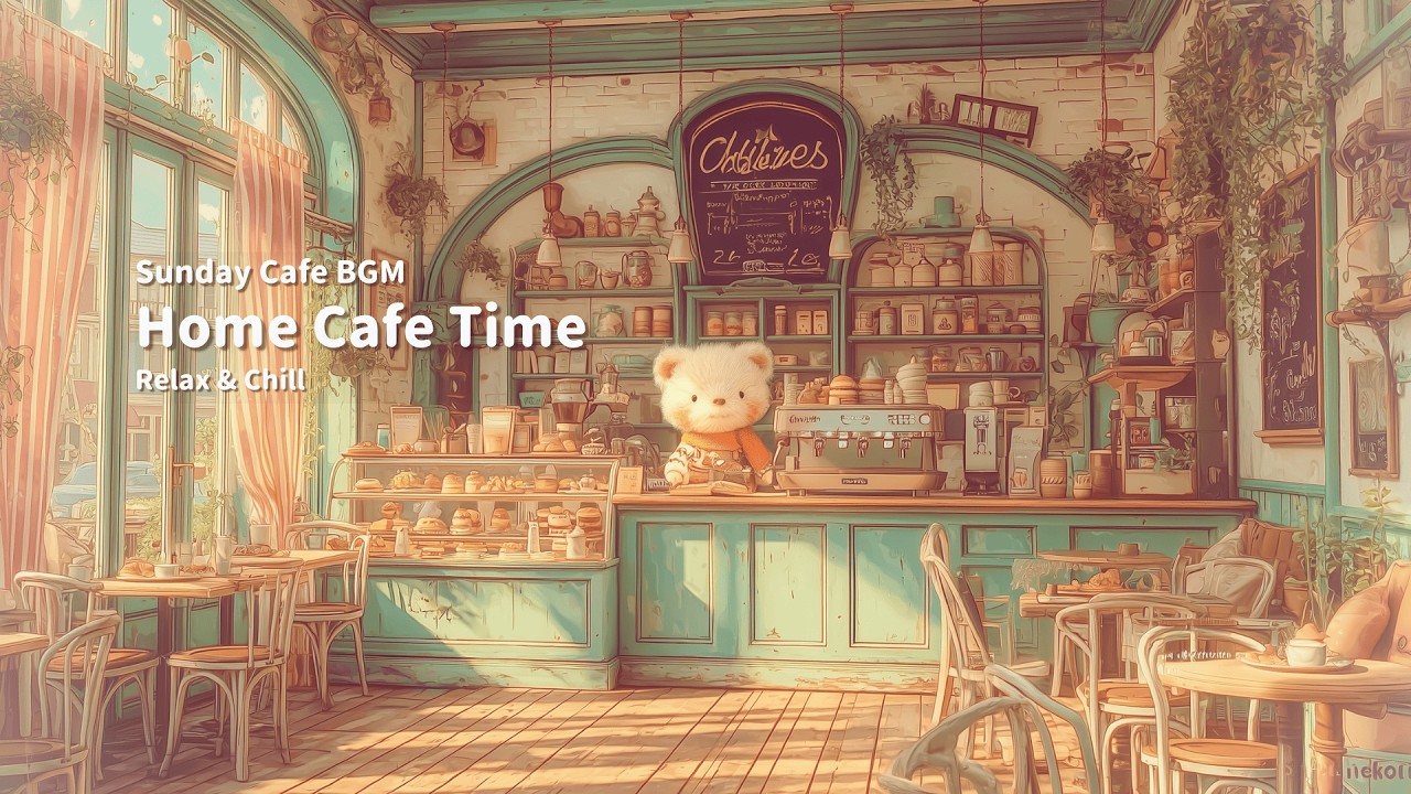 【日曜の家カフェBGM】テディの街にひらく小さなカフェ｜Sunday Home Cafe BGM