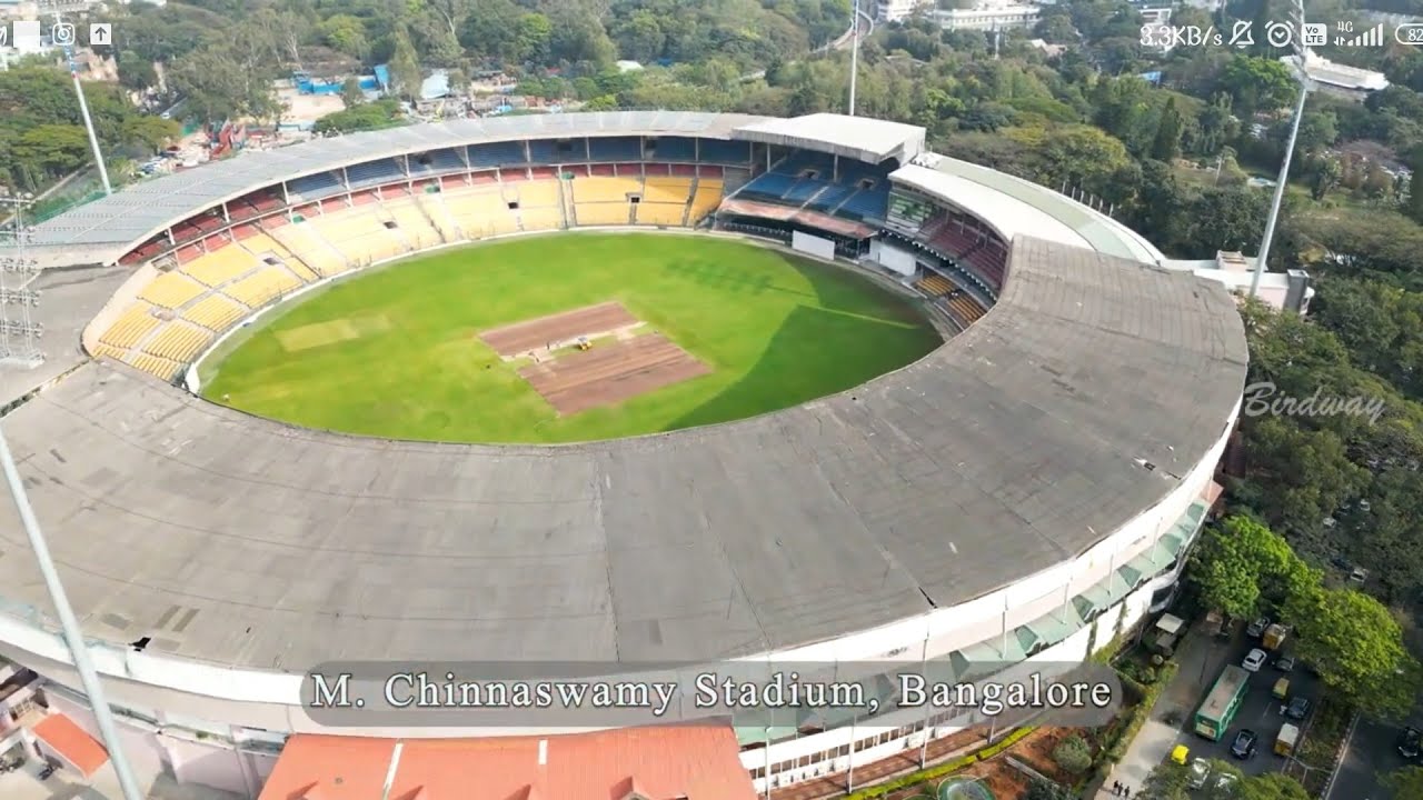 M. Chinnaswamy Stadium All Entrances/Gates view | 1 Full Lap | @Yogeshmagarvlogs