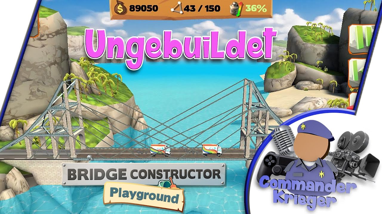Ungebuildet - Bridge Constructor Playground