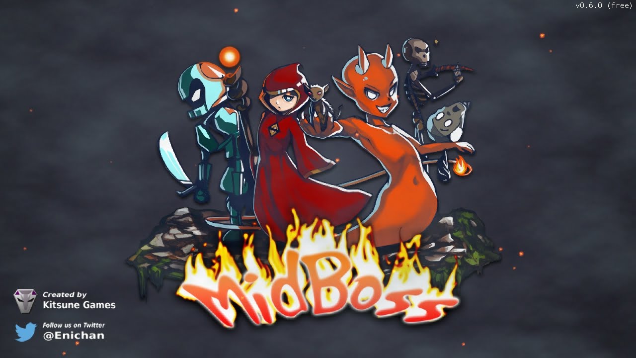 MidBoss: v0.7.0 titlescreen