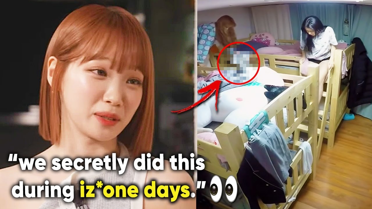 Chaewon finally exposing what IZ*ONE members did inside their dorm w/out their manager's consent