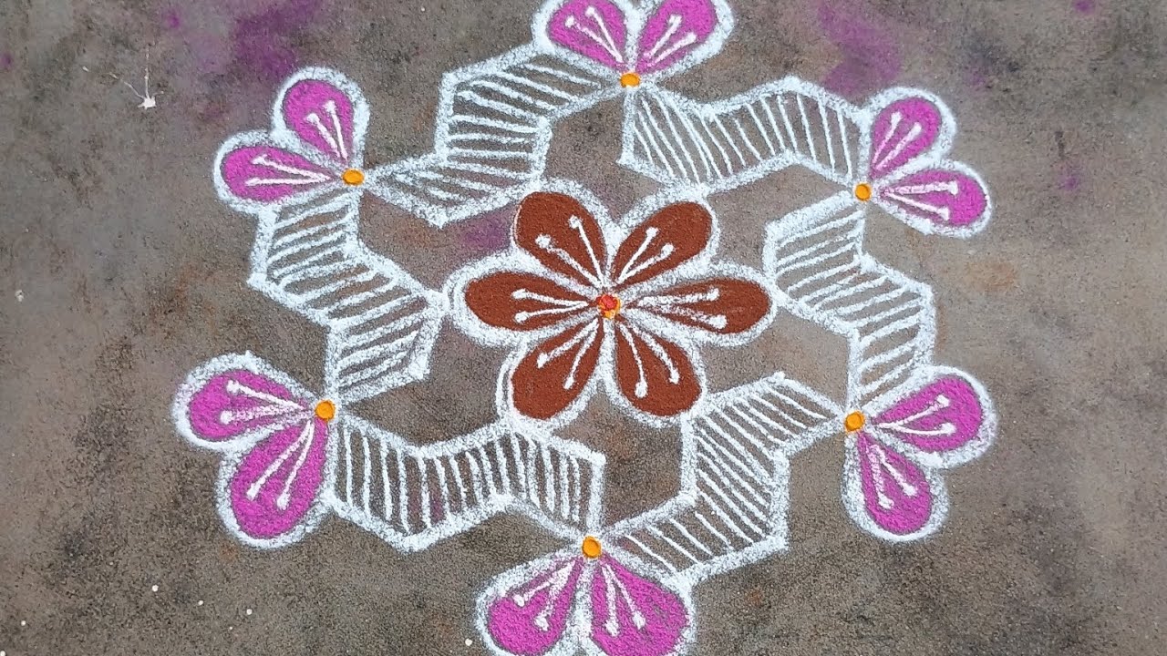 9*5 dots kolam#kolam#indianrangole#rangoli#kolamvideo#kolamdesign#dewalidecoration#trendingvideo#yt