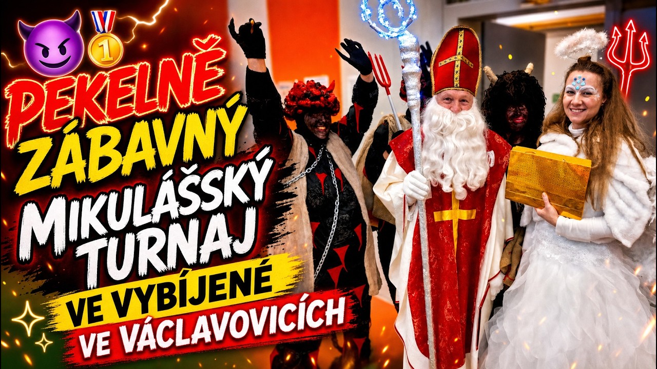 Turnaj ve vybíjené žáků škol regionu Slezská Brána ve Václavovicích s nadílkou od Mikuláše