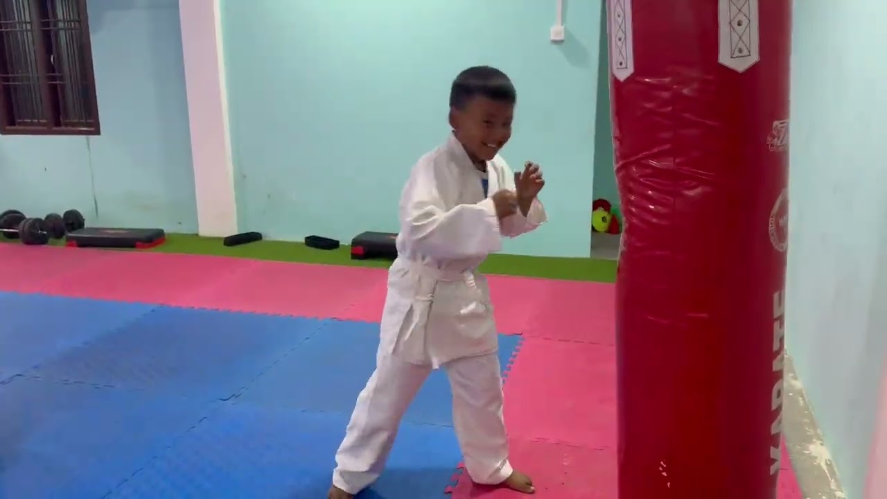 My karate students 