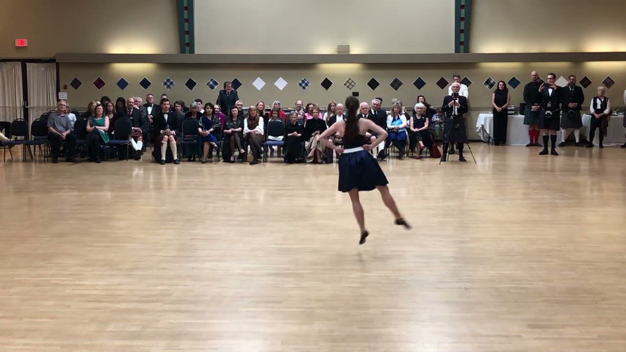Vancouver School of Highland Dance performance 3 at RSCDS Vancouver Jan 2026 Burns Supper 