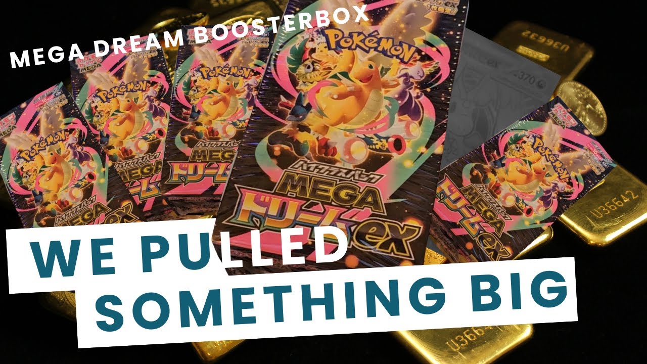 We Pulled GOOOLD!! - Mega Dream Boosterbox Opening #pokemon #dragonite #tradingcards