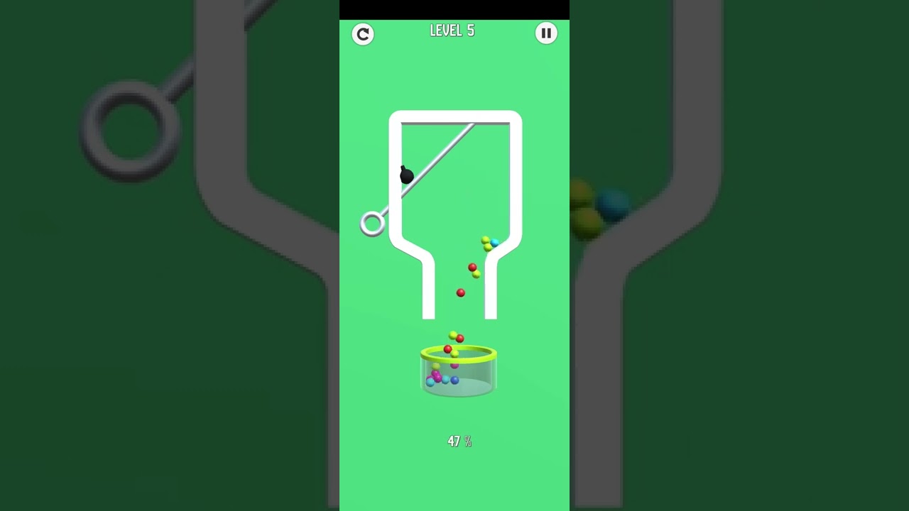 Pin Pull Ball Rescue  - All Levels Gameplay New UPdate Android,ios  Shorts # 5
