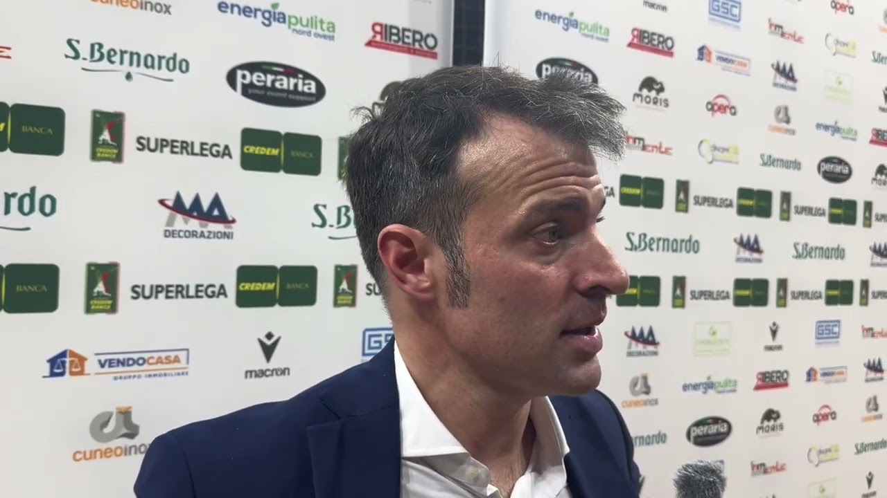 Volley, coach Battocchio al termine della sfida contro Padova