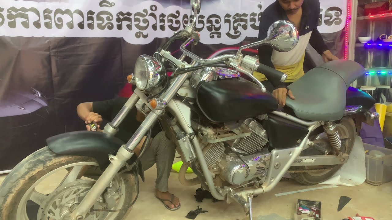 How to wrap and change color HONDA MAGNA