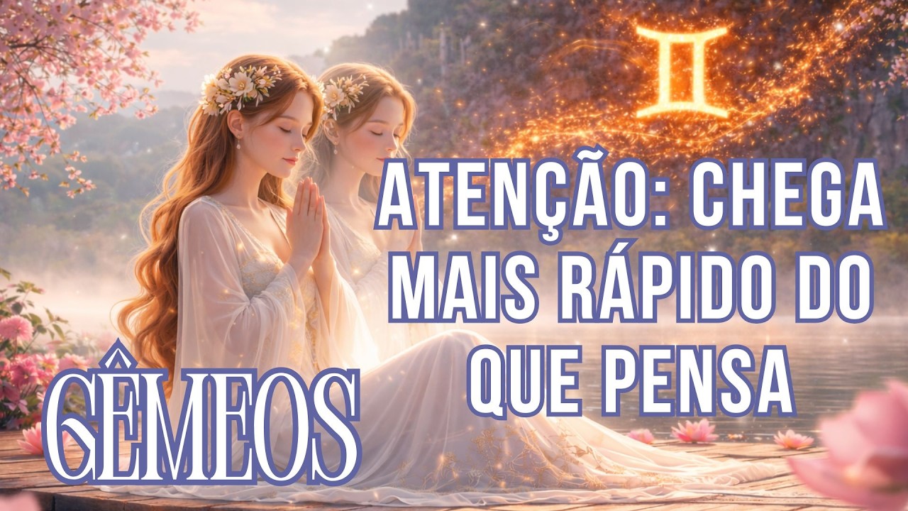 GÊMEOS ♊️ATENÇÃO – chega mais rápido do que pensa: decisão - #signos #tarot #gêmeos