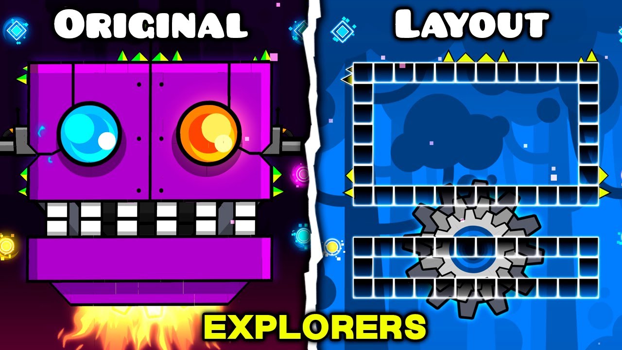 Explorers: Original VS Layout - Geometry Dash 2.2