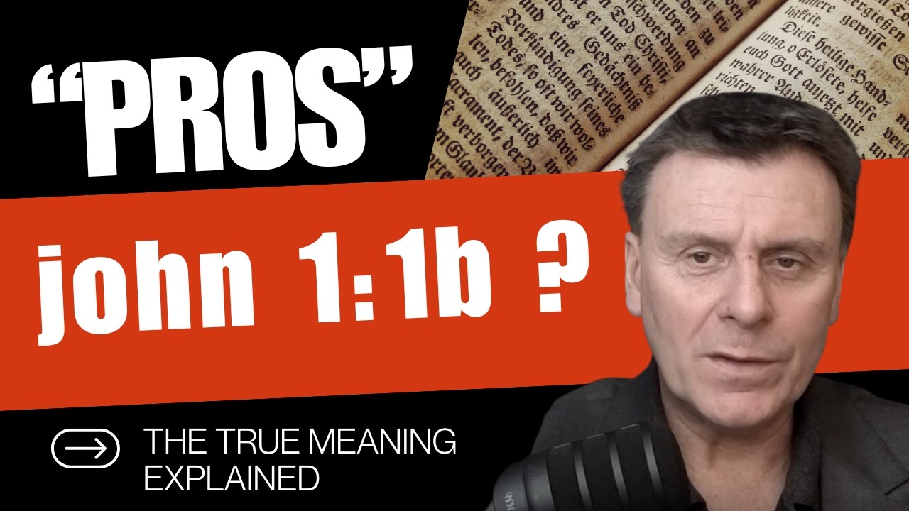 Two Persons or One God? What John 1:1b Really Teaches