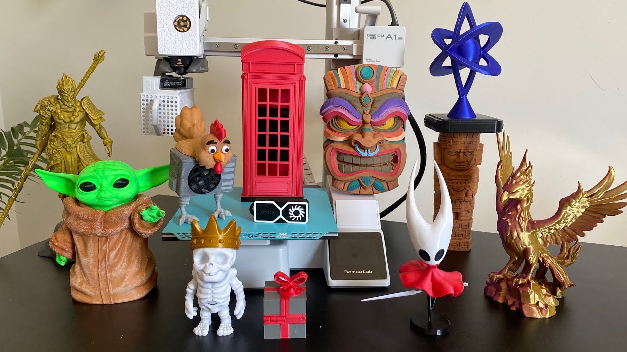 100 dias imprimindo 3D com a A1 Mini da Bambu Lab...