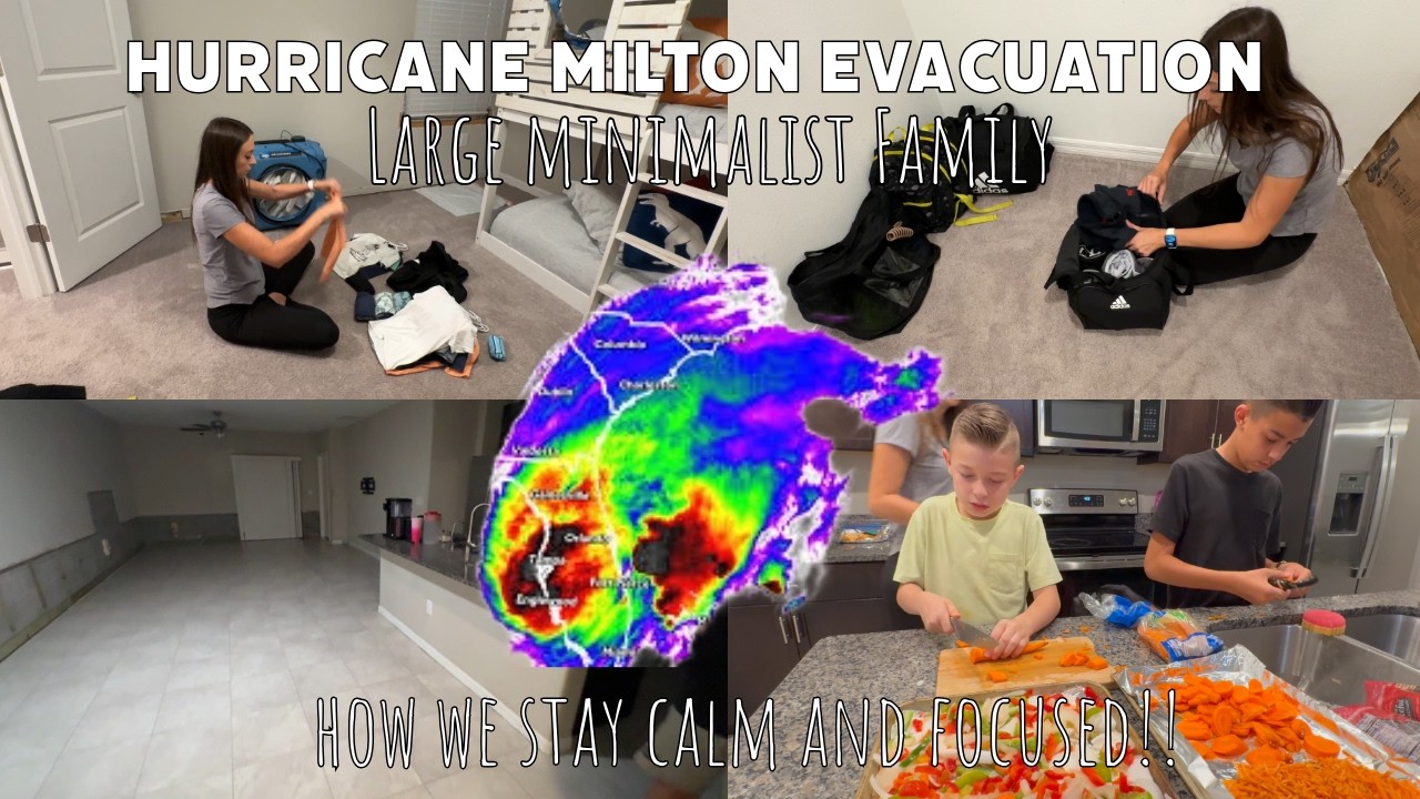Minimalist Family | Hurricane Milton Evacuation | How We Stayed Calm & Organized Under Pressure
