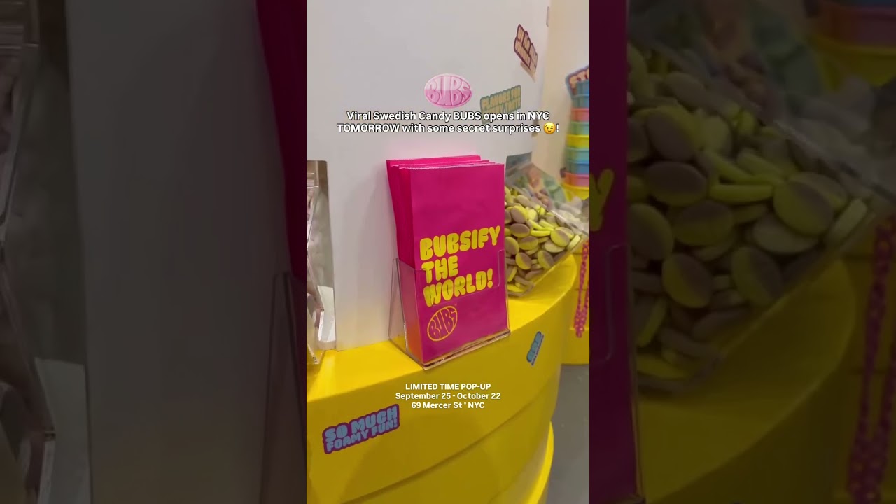 🍬 BUBS opens its first US location right here in SoHo TOMORROW, Sept 25 at 12PM (with some FUN