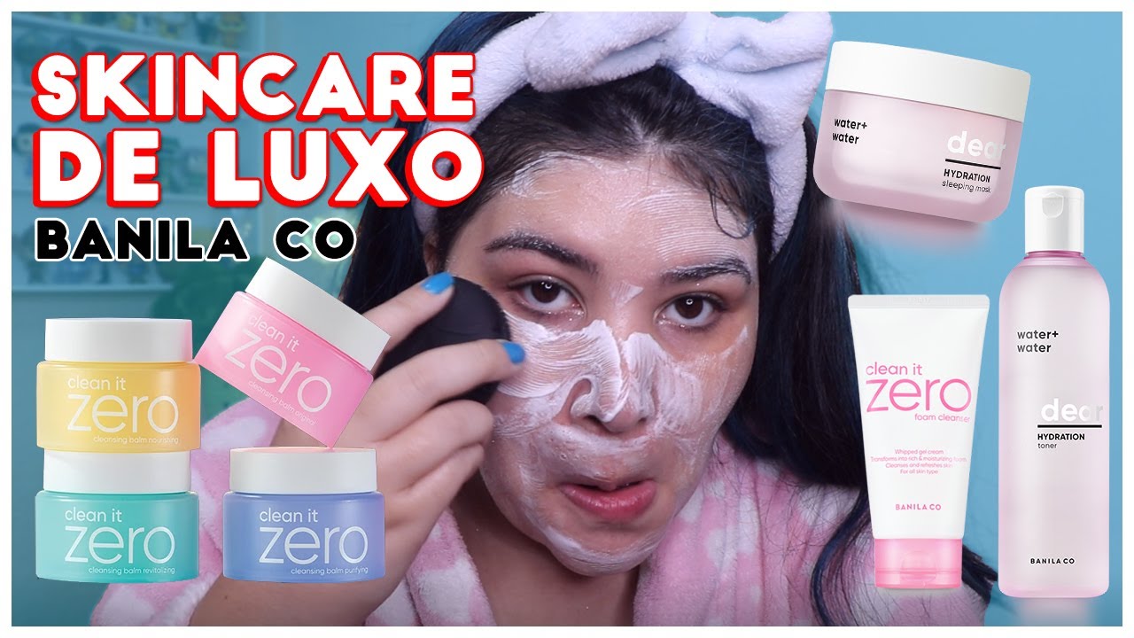 💎Rotina de pele LUXUOSA SÓ COM BANILA CO [Skincare com Banila]