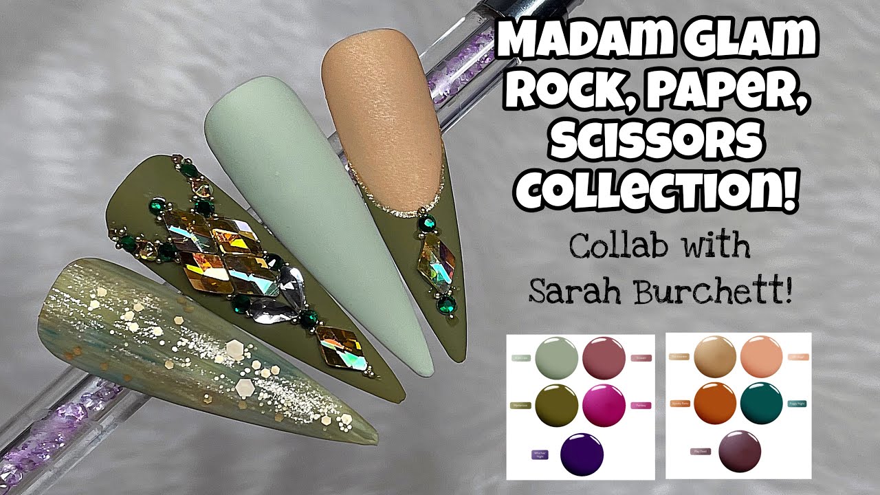 Madam Glam Rock, Paper, Scissors Collection | Collab with Sarah Burchett!