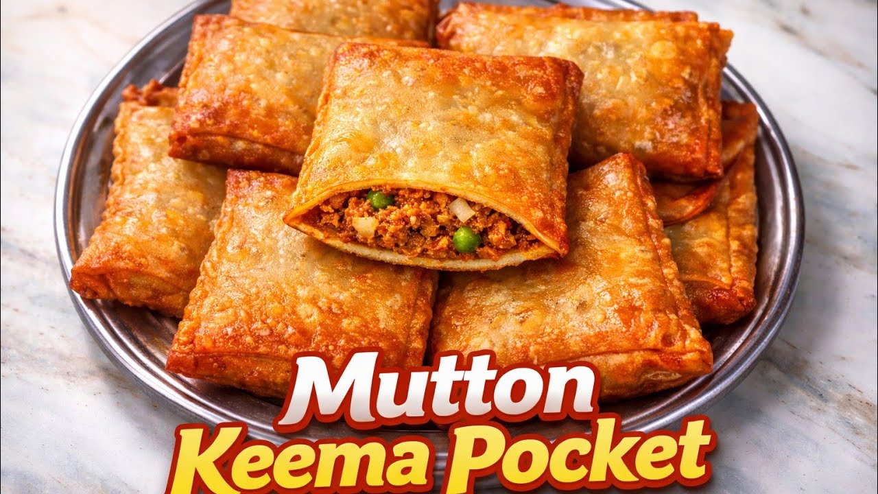 Ramzan Special Keema Pocket Patties | Crispy...