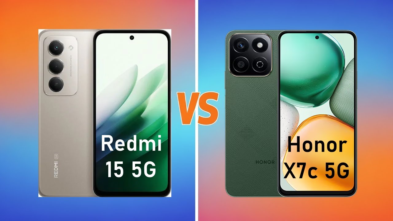 Honor X7c 5G vs Redmi 15 5G