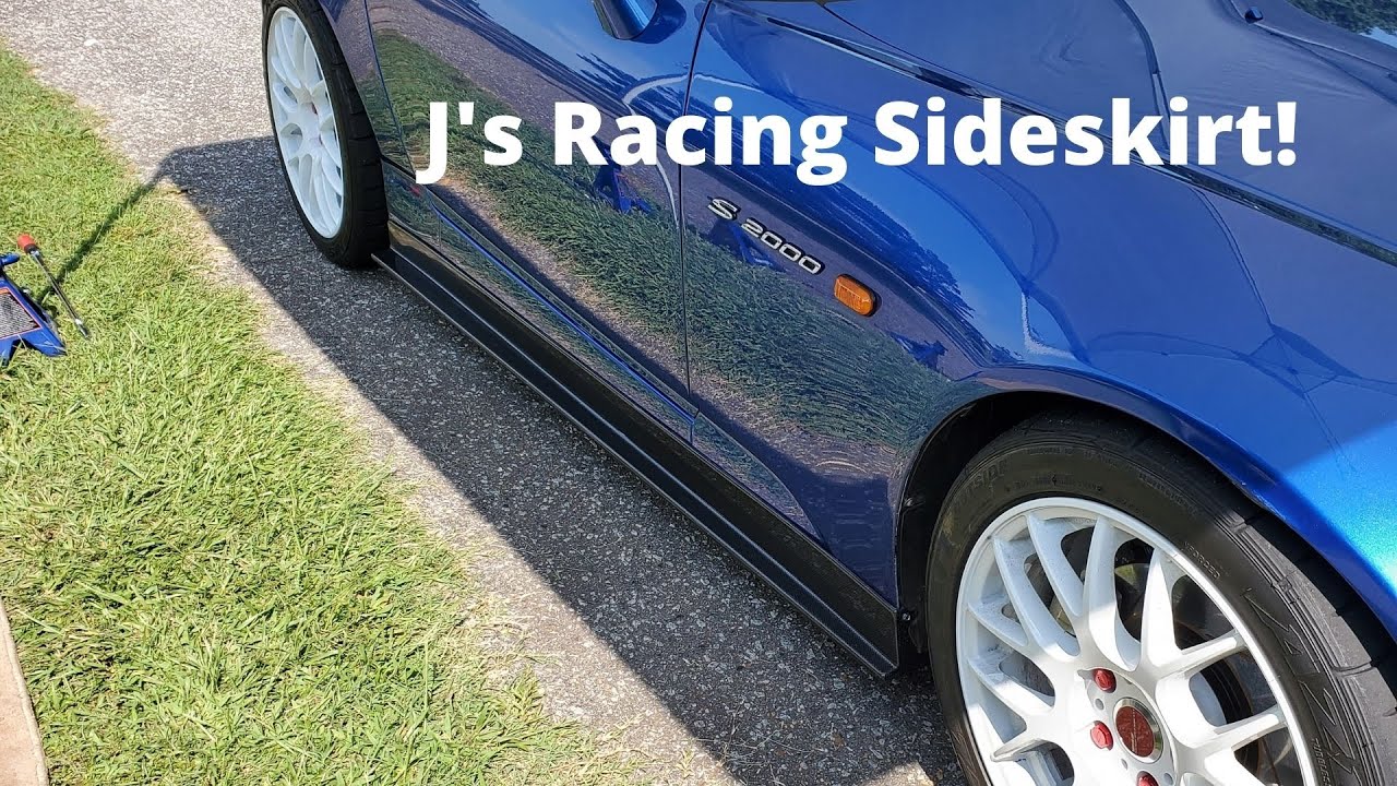 S2000 Gets New J's Racing SideSkirts!