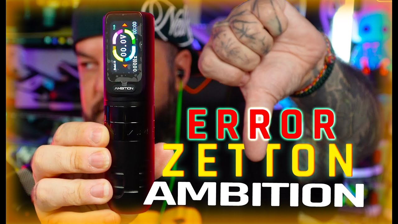AMBITION ZETTON TATTOO | LA PEOR MÁQUINA ROTATIVA