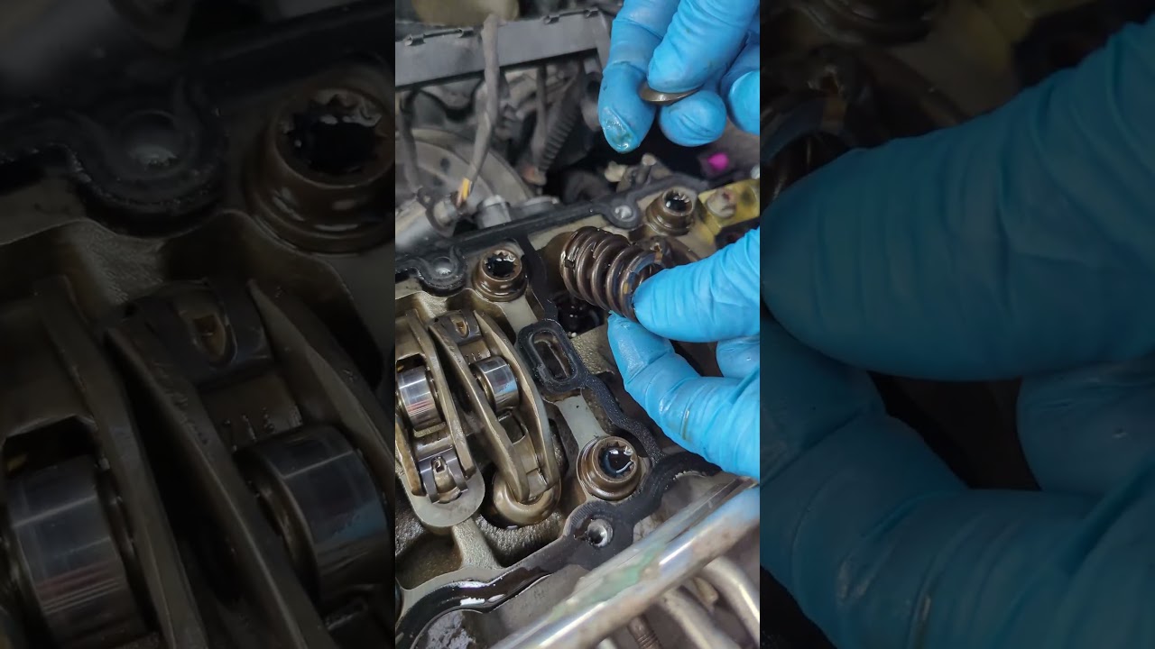 Broken valve train on this VW engine 