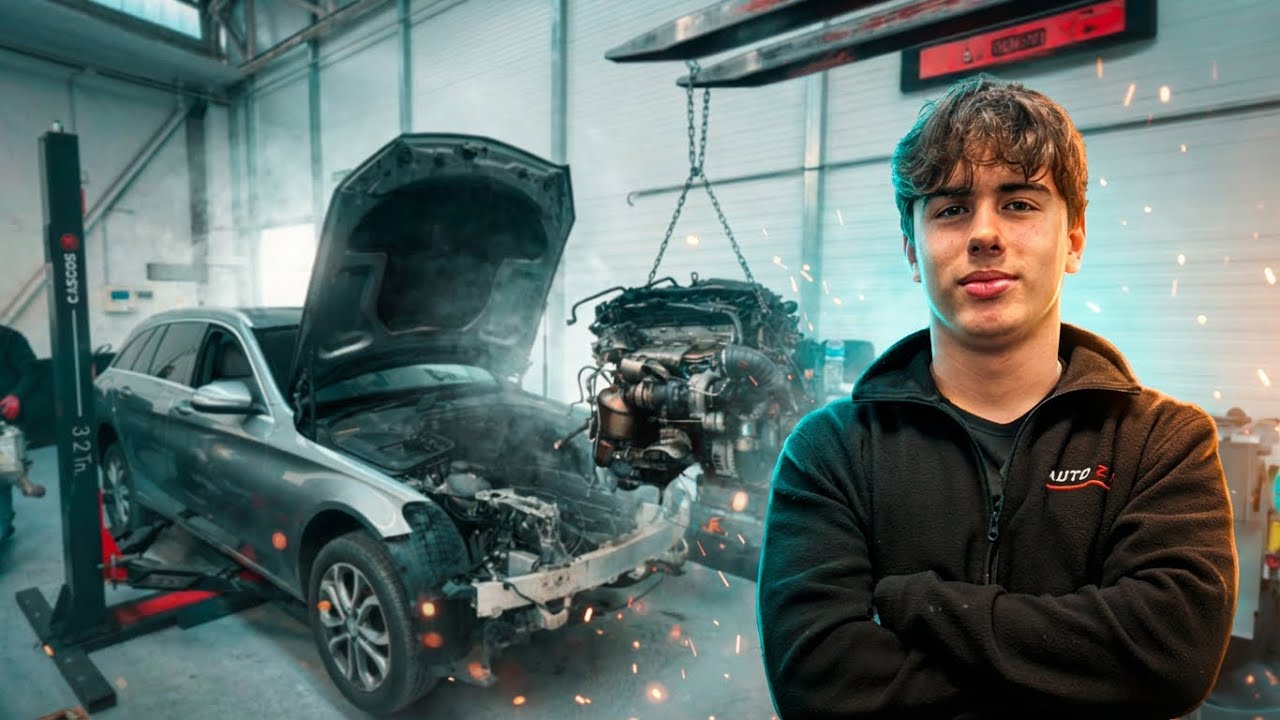MONTE UN MOTOR DESDE 0 POR PRIMERA VEZ | mercedes de 45.000€ por 400€