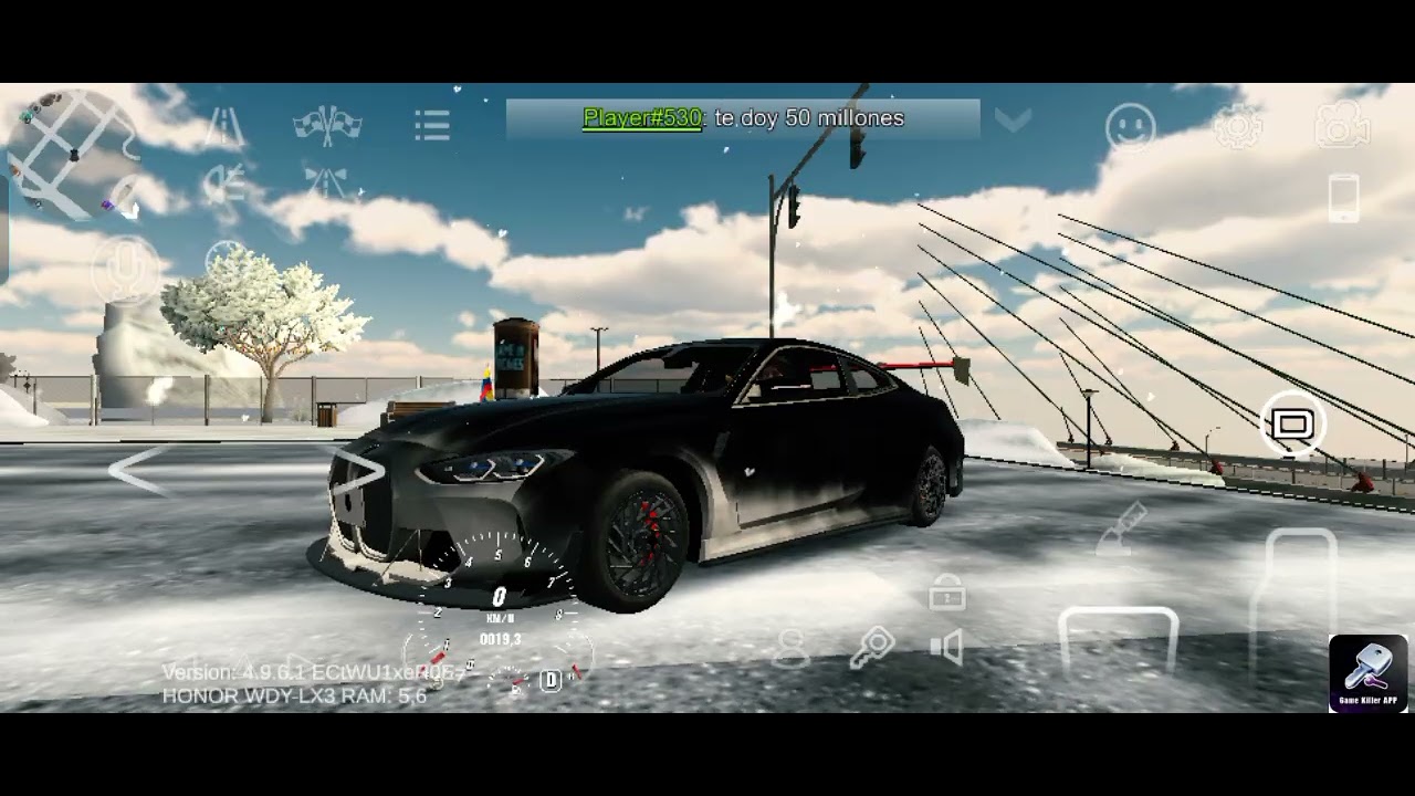 Jugando car par King multiplayer probando mi  bmw