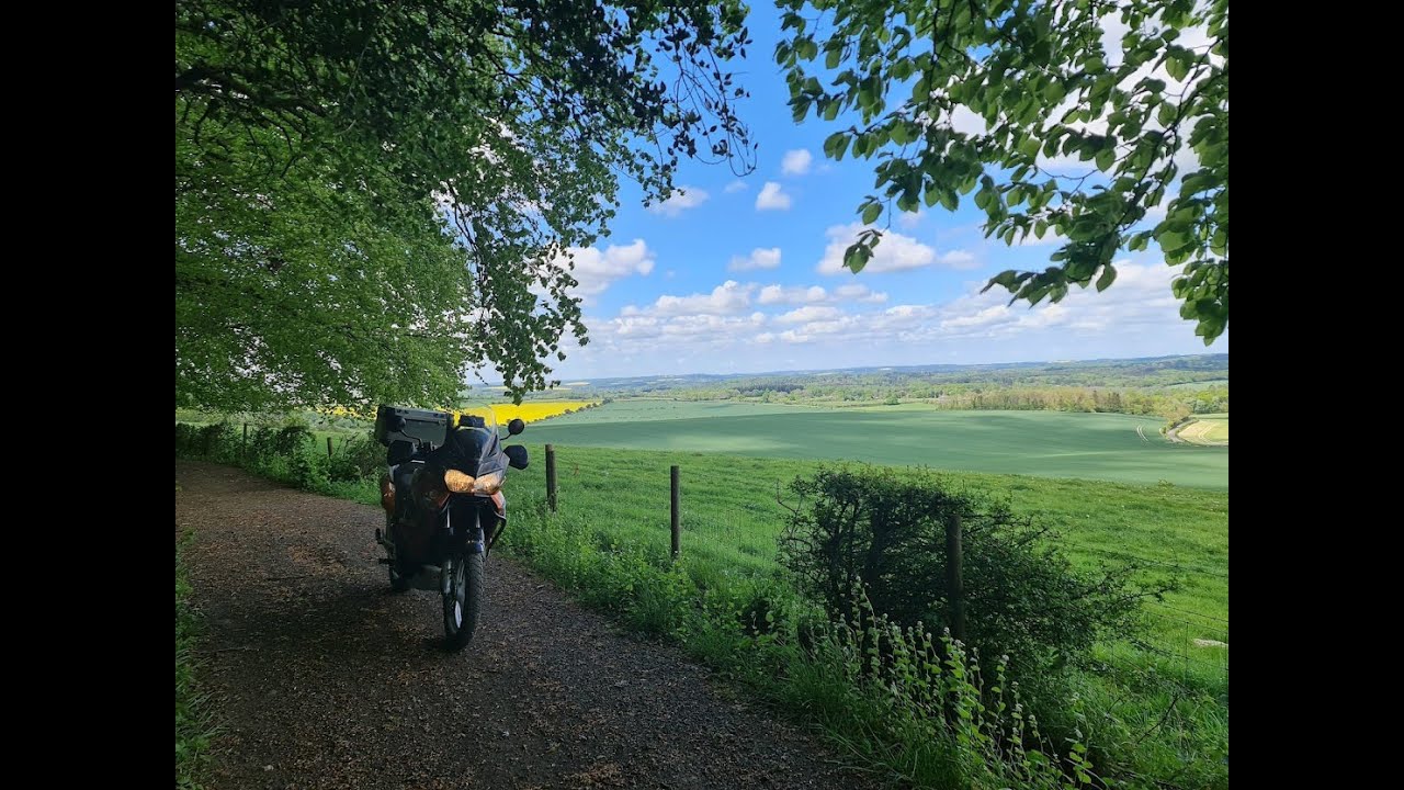Merv's Green Lane Adventures On A Honda Varadero XL1000V Adventure Bike - Pepperbox Hill, Hampshire