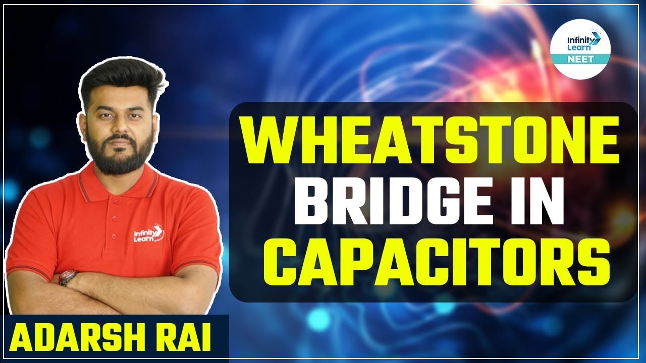 Wheatstone Bridge in Capacitors || #ShortLecture || #NEET Physics | Adarsh Rai | Infinity Learn NEET