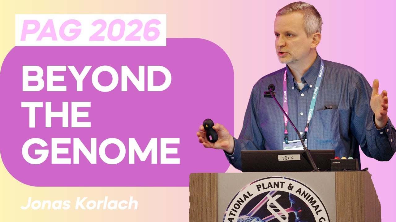 Jonas Korlach at PAG 33: Unlocking true biology with HiFi